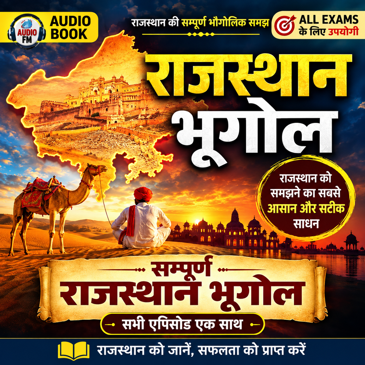 राजस्थान भूगोल सम्पूर्ण ऑडियोबुक | Rajasthan Geography Complete Audiobook in Hindi | सभी प्रतियोगी परीक्षाओं के लिए उपयोगी | - e Audio FM Education Studio
